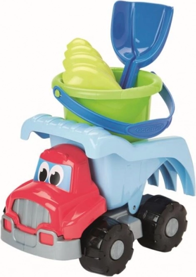 Zandvrachtwagen met accessoireset 20 cm