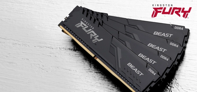 Kingston Fury Beast Memory DDR4 16GB (2x8GB) 3600MHz CL17