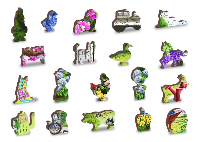 Unique shaped pieces