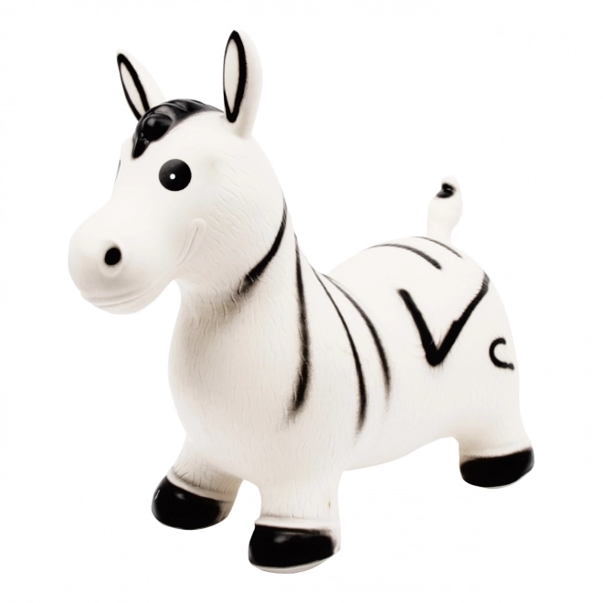 Opblaasbare springbal Zebra voor kinderen