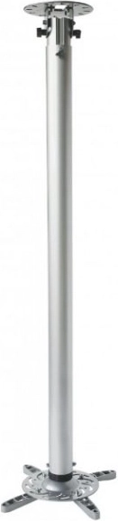 Ceiling projector mount 110–190 cm silver