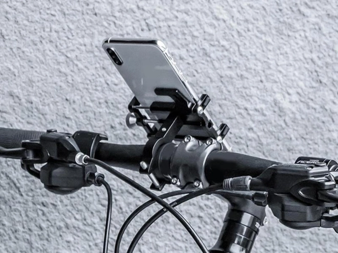 Support téléphone vélo en aluminium robuste