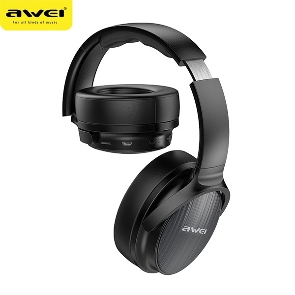 Drahtlose Bluetooth-Kopfhörer schwarz