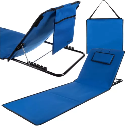 Strandmat met rugleuning + kussentje Trizand 23617