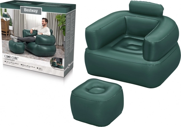 Aufblasbarer Sessel BESTWAY, dunkelgrün