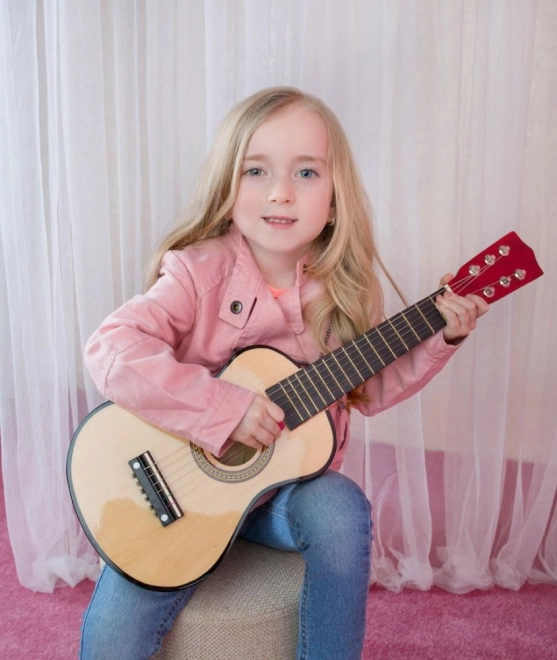 Gitaar hout/metaal 57cm in doos