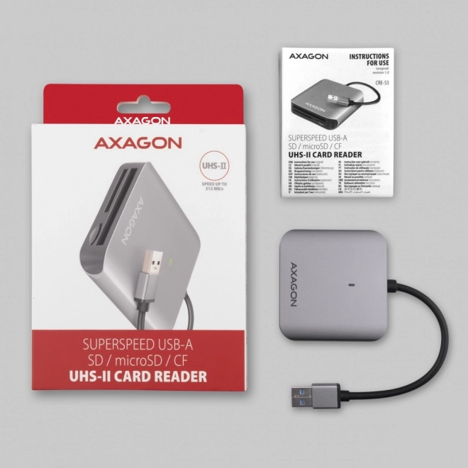 Kaartlezer Axagon CRE-S3 USB 3.2 Gen 1