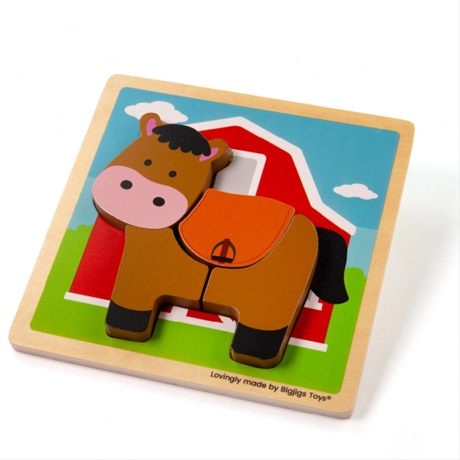 Puzzle à encastrer Cheval Bigjigs Toys