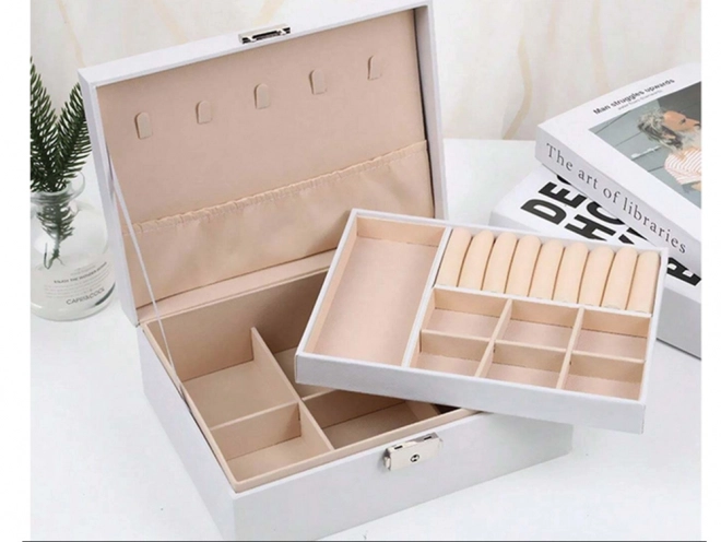 Elegant Jewelry Box Organizer with Key