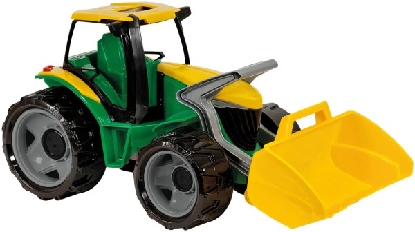 Kindertractor met laadschop Groen-Geel