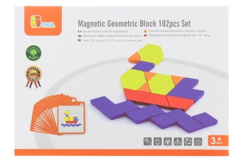 Houten magnetische vormen