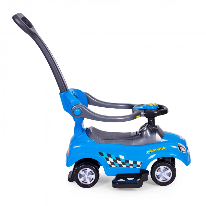 Kinder loopfiets 3in1 met stuur en geluiden - blauw