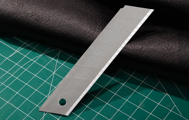 Mes 25 mm 10 stks meskop Deli Tools EDL-DP05 (zilver)
