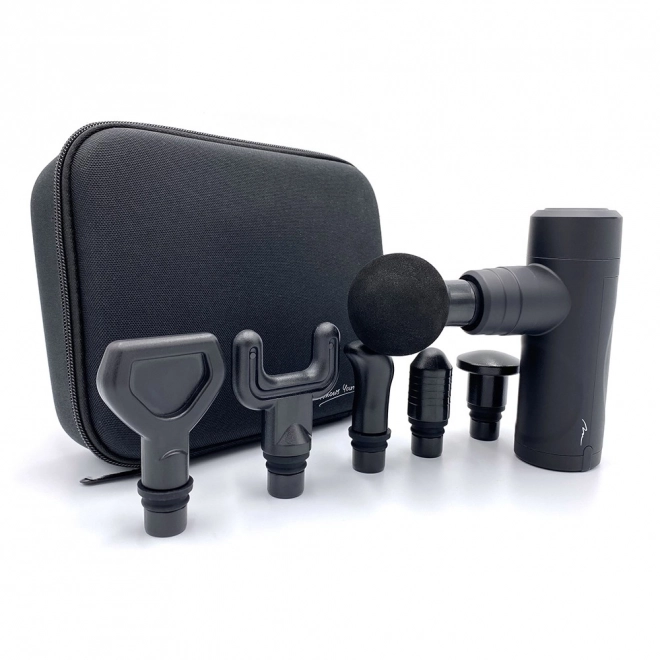 Handmatige massagepistool met 6 massageopzetstukken