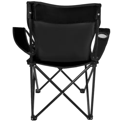 Foldable fishing chair black