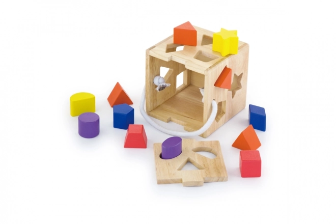 Wooden Shape Sorting Cube