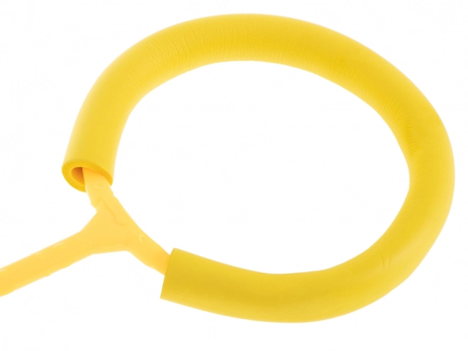 Hula hoop been springbal verlicht LED geel