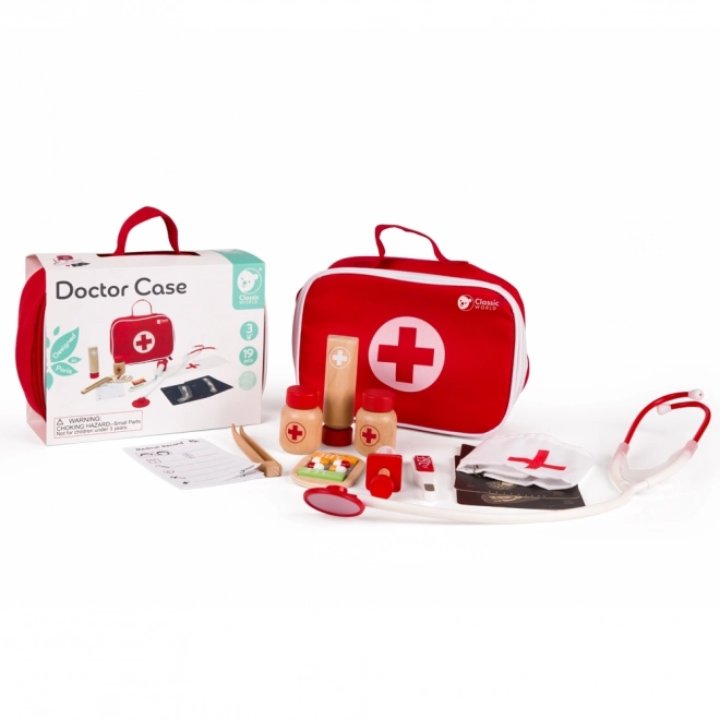 Doctor Playset with Wooden and Plastic Accessories