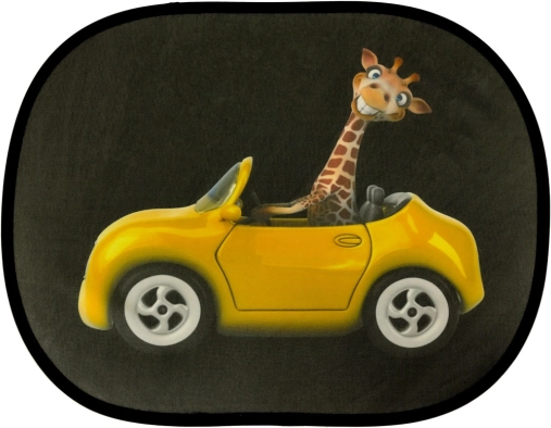 Statische Sonnenblende für das Autofenster – Giraffe