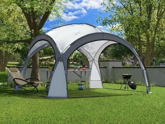 Standaard voor tuinfeesten voor picknick + tas