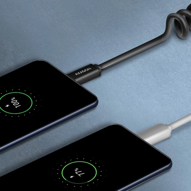 BUCM-AM20TB Twister USB-C - USB-A kabel, 1,1 m, USB2.0 3A, ALU