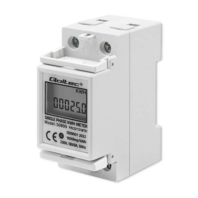 Enfase elektronische elektriciteitsmeter | DIN rail | 230V | LCD | 2P