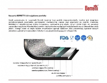 Traditionele pan Tivano Berretti, 28 cm