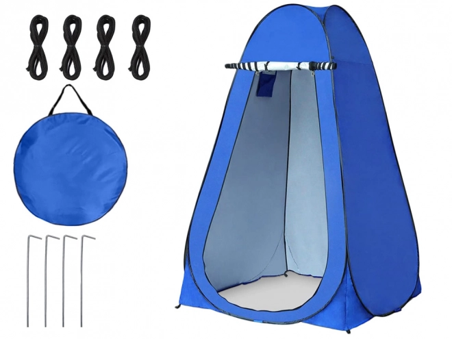 Tente de plage avec vestiaire, douche et WC