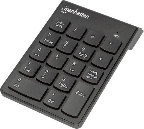 Pavé numérique sans fil 18 touches noir
