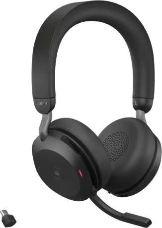 Jabra Evolve2 75 Wireless Headphones with Charging Stand