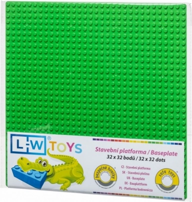 Plaque de base de construction 32×32 vert clair