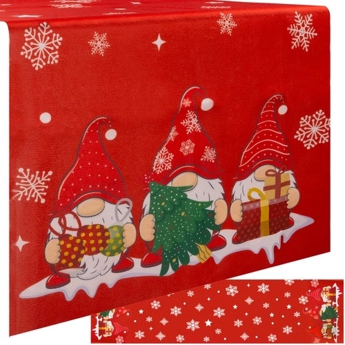 Kersttafelkleed 220x40cm Ruhhy 22483