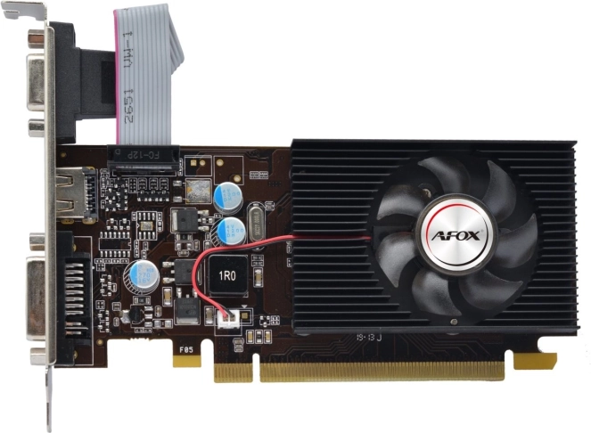 Grafikkarte - GeForce GT210 1GB DDR2 64Bit DVI HDMI VGA LP Lüfter V7