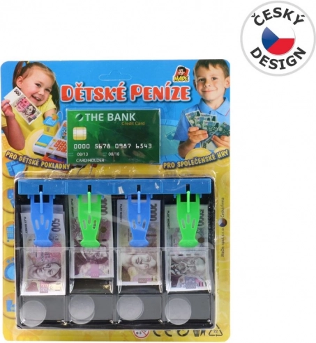 Cash Register with Czech Money 28 × 22 cm