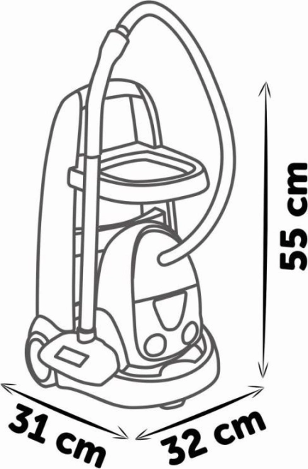 Cleaning Cart with Vacuum for Kids