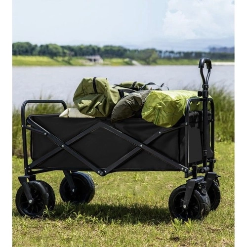 Foldable Transport Cart for Garden and Beach