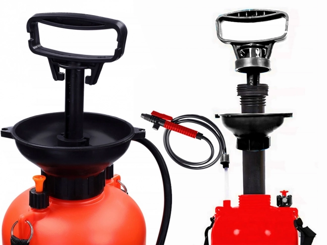 Handmatige druk tuinspuit met lange lans 5 l