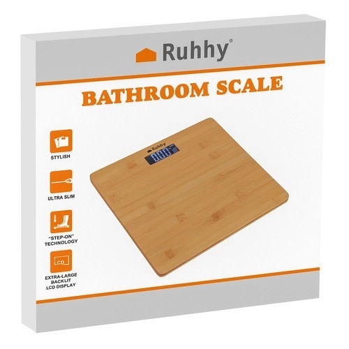 Balance de salle de bain en bois LCD Ruhhy 22522