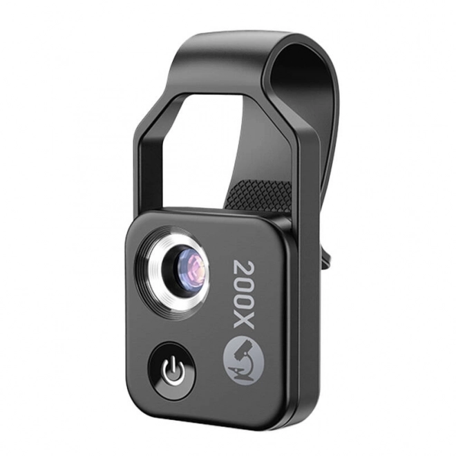 Apexel 200X micro lens voor mobiele telefoon zwart