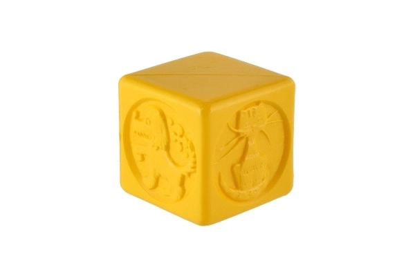 Kleurrijke plastic blokken voor kinderen met dierenmotieven, set van 8 stuks