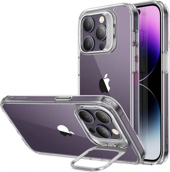 ESR Case with Stand for iPhone 14 Pro Transparent