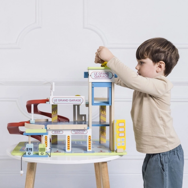 Houten speelgoed Le Grand Garage