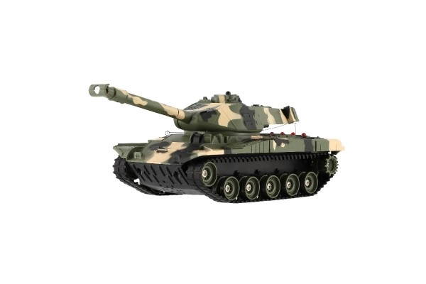 RC tank plastic 27cm 27MHz op batterijen + oplaadpakket met geluid in doos 37x17x19cm