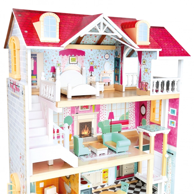 Bino Drie Verdiepingen Poppenhuis