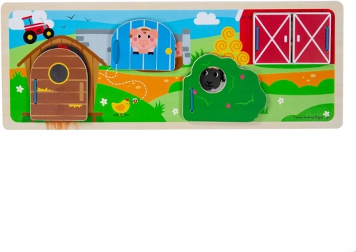 Ferme interactive avec portes ouvrantes