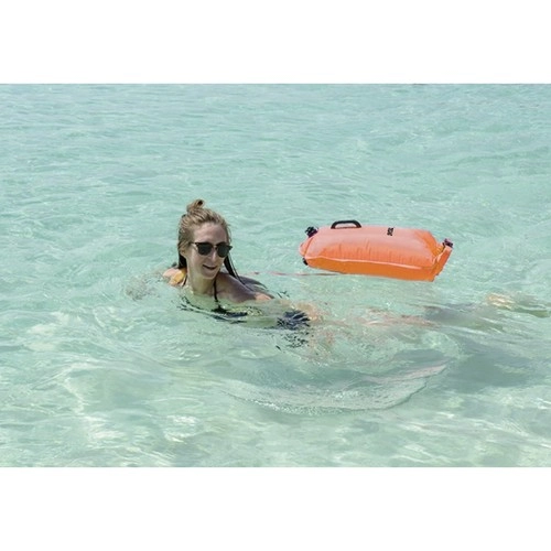 Combination of buoy and pocket