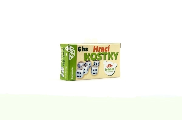 Set van 6 dobbelstenen