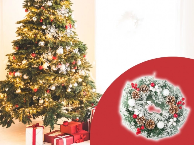 Kerstkrans kerstkrans kerstdecoratie decoratie deur raam