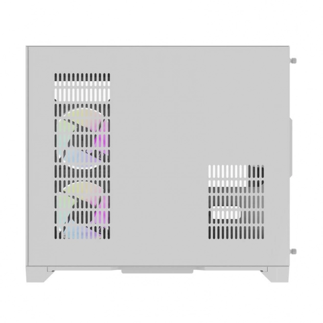 Computerbehuizing Darflash FT418 + 6 aRGB ventilatoren (wit)