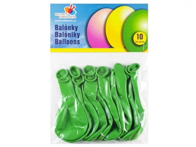 Groene ronde opblaasbare ballonnen 26 cm